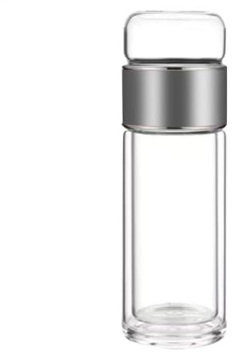 Taza de té con infusor de té, botella de té, botella de viaje para té infusionado, taza portátil con infusor de té para acampar