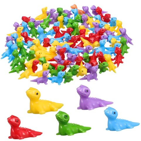 JUMPLAWN 100stücke Mini Resin Lizard Figuren Realistisch Detailreich Harz Tiere Süße Mini Reptilien Deko Für Landschaft DIY Basteln Und Kreative Raumgestaltung