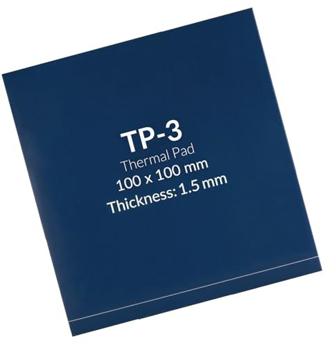 YPREWY Thermo-Pad, 120 x 20 mm, gute Wärmeleiter, Vibrationsdämpfung und elektrisch isolierendes Pad für verschiedene Anwendungen