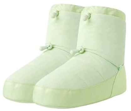 Duck Down High Top Camping-skor vinter varm camping utomhus vattentäta och vindtäta och halkfria för utomhus (grön, XL 38-39)
