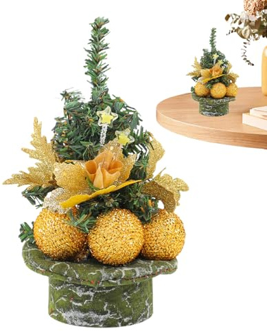 Weihnachtsbaum für den Tisch 22 cm Festliche Weihnachtsdekoration Als