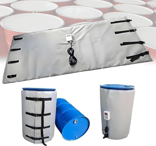275 Gallon IBC drum heater ton Ibc ton barrel heating jacket IBC Ton Barrel Heater Jacket 0 to 150C°, Industrial Thermal Insulation Cover for plastic barrels, iron barrels, and various gas tanks
