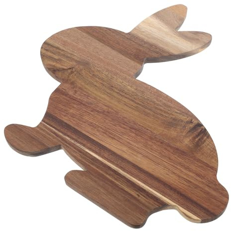 Planche à Découper Lapin en Bois, Planche de Service Décorative