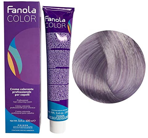 Fanola Tinte 9.2F Rubio clarísimo violeta fantasía 100 mL - Tinte crema colorante permanente para el cabello pelo - Color uniforme y brillante - PROFESIONAL