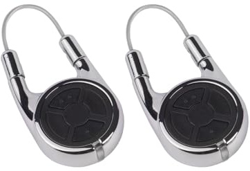 2x Hörmann HSD2 BS Chrom 2-Befehl Handsender BiSecur 868 MHz