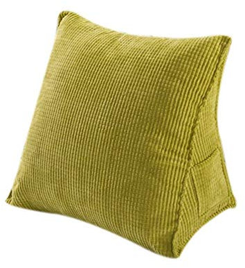 ksqp DreieckＫissen Zurück Stützkissen Keilkissen Lesekissenund Rückenstütze Sofa Bett Sofa Bürostuhl Nackenstütze,D-47cm*40cm