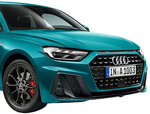 Audi 82A064317BZ3M Dekorfolie Luftausströmer misanorot glänzend Folie Design Tuning, nur für S-Line Exterieur