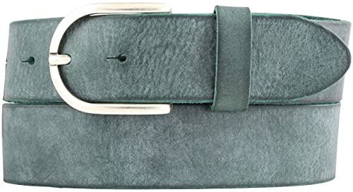 BELTINGER Damen-Gürtel aus weichem Vollrindleder Vintage-Look 4 cm | Jeans-Gürtel für Damen 40mm | Ledergürtel Used-Look
