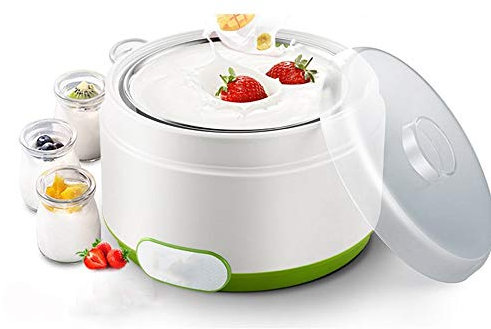 HMTE Máquina de Yogur, máquina automática para Hacer Yogur con Revestimiento de Acero Inoxidable, contenedor de Yogur para el hogar, máquina para Hacer Yogur