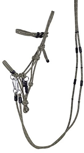 QHP Knotenhalfter-Set Multifunktion (Shetty, Olive)