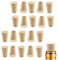 20pcs Natural Wooden Corks - Tapered Blank Wine/Beer/Liquor Bottle Stoppers, DIY Crafts
