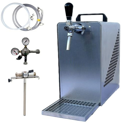BieTal® Tireuse à bière avec refroidissement 30 l/h – Kit – Adaptateur 5 l – Sans CO2