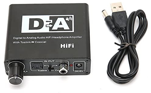 Cavo audio AUX a ottico, chip amplificatore di potenza ad alta fedeltà, convertitore analogico digitale per DVD Blu-Ray per ricevitore AV o amplificatore