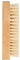 PLIC BEAUTY - Brosse à Ongles Adulte - Bois de Hêtre Véritable - Poils de Soie Naturelle - Ergonomique, Durable et Efficace