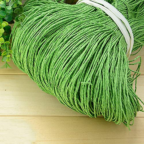 RAEF 500g 600meter Sommer Bast Garn Häkeln Natürliche Papier Stroh Fäden Handwerk Für DIY Stricken Hut Handtasche Geldbörse Korb Rattan Material