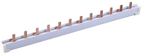 ZOREI Peigne tableau électrique 12 modules, borne de connexion 2 pôles, peigne 2P bipolaire 63A, long 22,5 cm