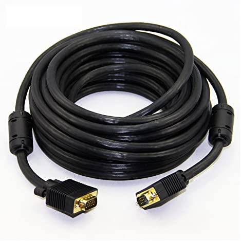 Cavo VGA placcato oro da maschio a maschio 3 + 6 HD completamente cablato 15 pin for monitor LCD for PC portatile PROIETTORE 1,5 m 3 m 5 m 10 m 20 m(3m)
