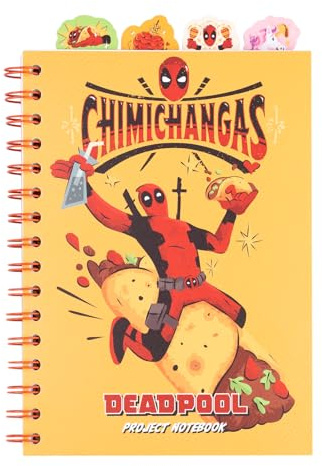Grupo Erik Marvel Deadpool Notizbuch A5 Journal Tagebuch Merch Geschenke | Tagebuch Soft Cover für Erwachsene und Kinder - Notizblock A5 14,8 × 21,0 cm - Offizieller Marvel Fanartikel