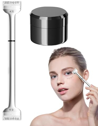 ETUCYNG Tampon Pour Cils Inférieurs, Outil De Tampons Eye-liner Pour Cils Inférieurs, Tampons Inférieurs Pour Cils Avec Encre Et Eye-Liner, Tampon À Cils Réutilisable, Imperméable Et Facile À Utiliser