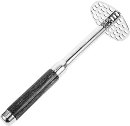 Gatuida Machacador De Patatas De Machacador De Patatas De Acero Inoxidable Carne Picada y Verduras Utensilio De Cocina para Uso Doméstico y Comercial