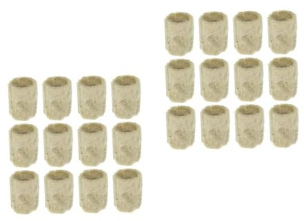 POPETPOP 100pezzi Tappi Idroponici Cilindrici per Coltivazione Senza per Indoor Progetti e Orticoltura Domestica Leggeri e Traspiranti