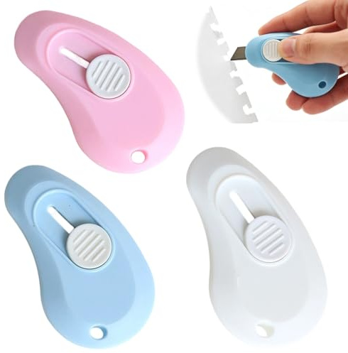 Mini Cuttermesser Klein,Paketöffner,Mini Cuttermesser,für Pappe,Papier,Schachtel,Papierschnitt (3)