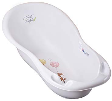 Tega - Bañera para bebé XXL 102 cm, de 0 a 24 meses, ergonómica (beige)