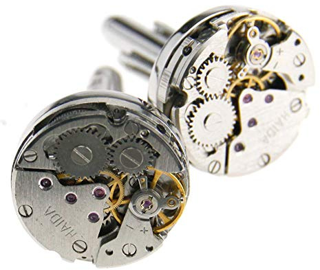 Skapa idé 2 x klockarmband män manschettknappar urverk vintage redskap män manschettknapp födelsedag årsdag examensgåva, Koppar