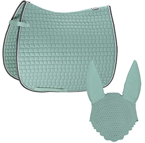 Eskadron Set Basic Cotton Schabracke mit Fliegenohren in Ice
