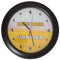 outoftheblue Kein Bier vor Vier Wanduhr mit Biersound - Wohnzimmeruhr, Küchenuhr (Orange, Weiß, ca. 31 cm)