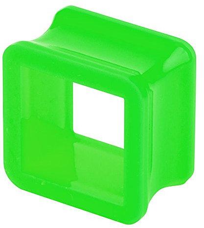 Taffstyle Flesh Tunnel Ohr Piercing Ear Plug Ohrpiercing Bunt Quadrat Double Flared Kunststoff Grün 6mm