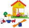 BIG-Bloxx Peppa Garten Haus - Peppa's Garden House, Construction Set, BIG-Bloxx Set inklusive Peppa und Luzie Locke, 26 Teile, für Kinder ab 18 Monaten