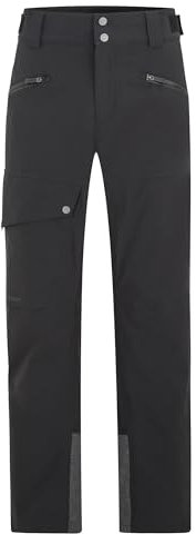 Ziener Herren Tiffin Ski-Hose/Freeride | PFC frei Wolle wattiert, black, 50