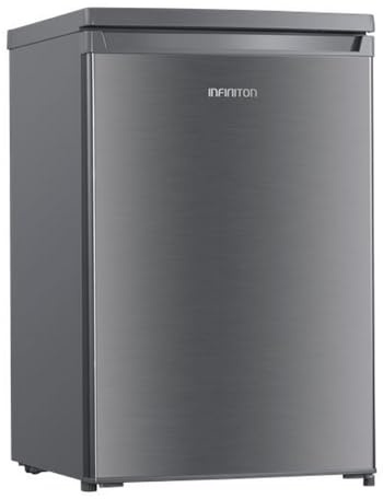 INFINITON Frigorifico 1 Puerta CL-109L8, 109 Litros, 85 cm, Defrost, E, Iluminación LED interior (Inox | CL-109L8XEC)