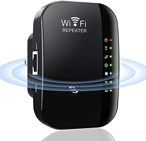 Ripetitore WiFi Potente per Casa Amplificatore WiFi Nuova Extender WiFi 300Mbit/s 2.4GHz Amplificatore di Segnale WiFi Supporta Modalità Ripetitore AP WPS Funzione Porta LAN wi fi Extender Interno