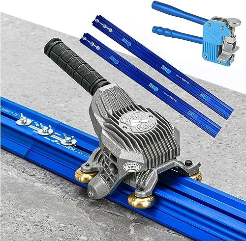 Tagliapiastrelle Manuale Tagliapiastrelle Macchina tagliapiastrelle, Macchina tagliapiastrelle di Grande Formato Tagliapiastrelle Manuale con Ventose Integrate Coltello per Spingere Le Piastrelle Pi