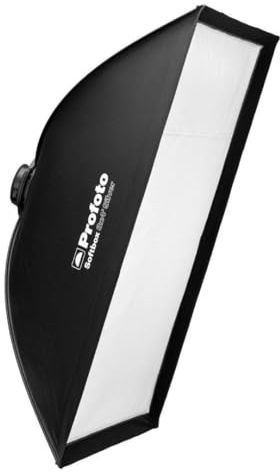 Profoto Softbox rettangolare con diffusore rimovibile per illuminazione soffusa con precisione e versatilità (argento)