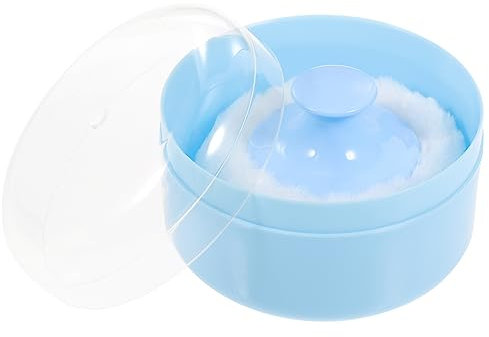 Beaupretty Piumino Da Cipria Con Contenitore Per Polvere Set Plastica Morbido Per Ragazzo Ragazza Applicazione Uniforme Uso Domestico Dopo Bagno