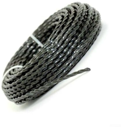 15 Meter robuste Trimmerschnur mit 2 4 mm Durchmesser für Gartengraspflege