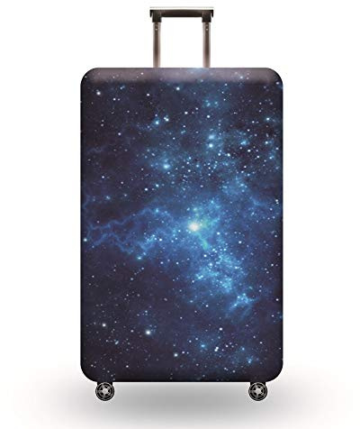 wxlmom Kofferschutzhülle XL Sternenhimmel Waschbar,Suitcase Cover Für Kinder Und Erwachsene,Elastischer Spandex-Koffer-Protector,Koffer-Abdeckungen