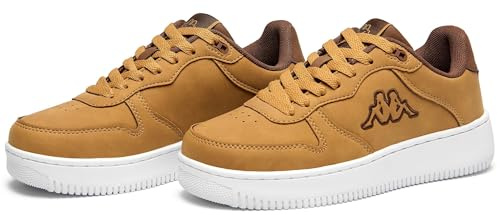 Kappa - Sneakers Bassa, Uomo Donna, Giallo, Poliuretano, Fitness. Logo Maserta 4, Taglia: 43