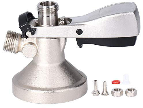 G TIPE Beeg Keg Acopler Beer Tap Dispenser System accesorio de cerveza casera para bares restaurantes Hoteles hechos de acero inoxidable de latón 304 con 6 accesorios
