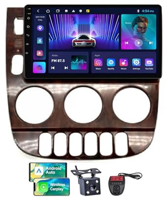 Generico Autoradio Android 13 per B-Enz ML 350 W163 (2001-2005) - Touchscreen da 9, Android Auto, FM RDS, Radio Dab+, DSP, WiFi, comandi al Volante + Telecamera di retromarcia DVR