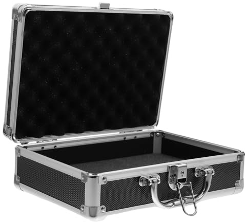 Didiseaon Multifunctional Suitcase Aluminum Alloy Hard Shell Tool Box for Women Craft Organizer Storage Case for Mic System Camera Gear Medications