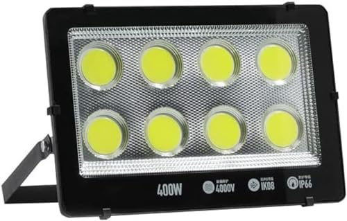 LMMIAOZ Projecteur LED d'extérieur Ultra-Lumineux, éclairage de sécurité LED étanche, orientable à 180°, éclairage de Travail LED Blanc Positif (Taille : 400 W)