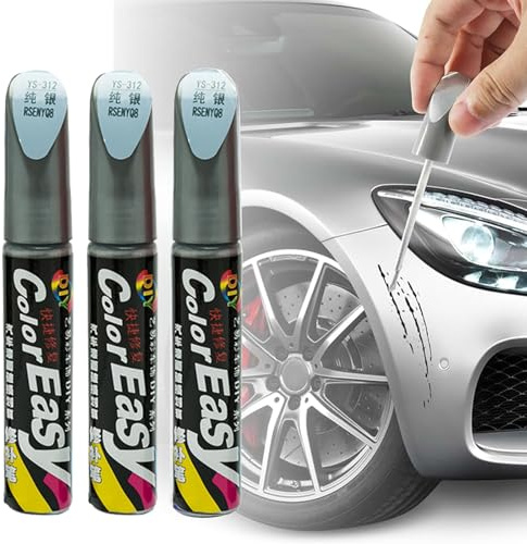 Cutiolly Silber Lackstift,3pcs Auto Lackstift,Auto Reparatur Lack,Lack Reparatur,Kratzer Entferner