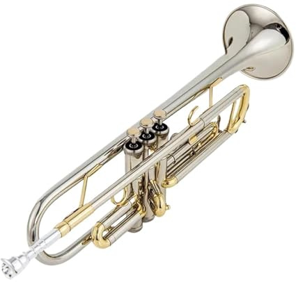 Professionelles Trompeten-Messing-versilbertes Musikinstrument geeignet für Anfänger