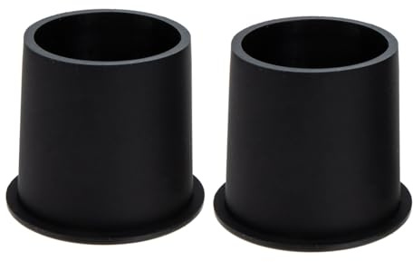 BESTonZON Bouchons De Trou pour Parasol De Table Jardin en Silicone Noir 2 Pièces, Anti-Rayures Et Fixation Stable pour Parasol Extérieur Patio, Protection Vent, Montage Rapide