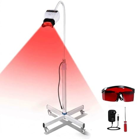 Lampe LED de Blanchiment Dentaire,3 Couleurs Lampe Blanchiment Dentaire 8 LED, Hauteur et Angle Réglables, Appareil Blanchiment Dents Professionnel pour Salon & Usage Domicile