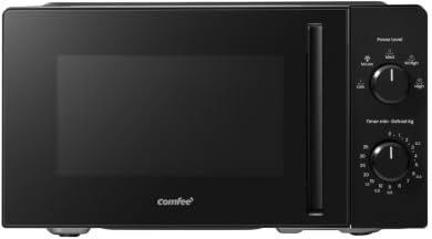 Comfee Four à micro-ondes compact 20L CMO-MM20L2NFPE(WH), 700 W, Commandes manuelles par boutons rotatifs, 5 niveaux de puissance, Décongélation rapide, Grande fenêtre de visualisation, Blanc